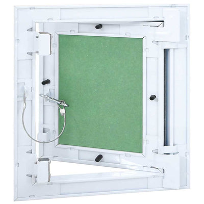 Panel de acceso VidaXL verde y plateado 30 x 30 cm
