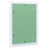 Pannello di accesso VidaXL verde e argento 35 x 45 cm