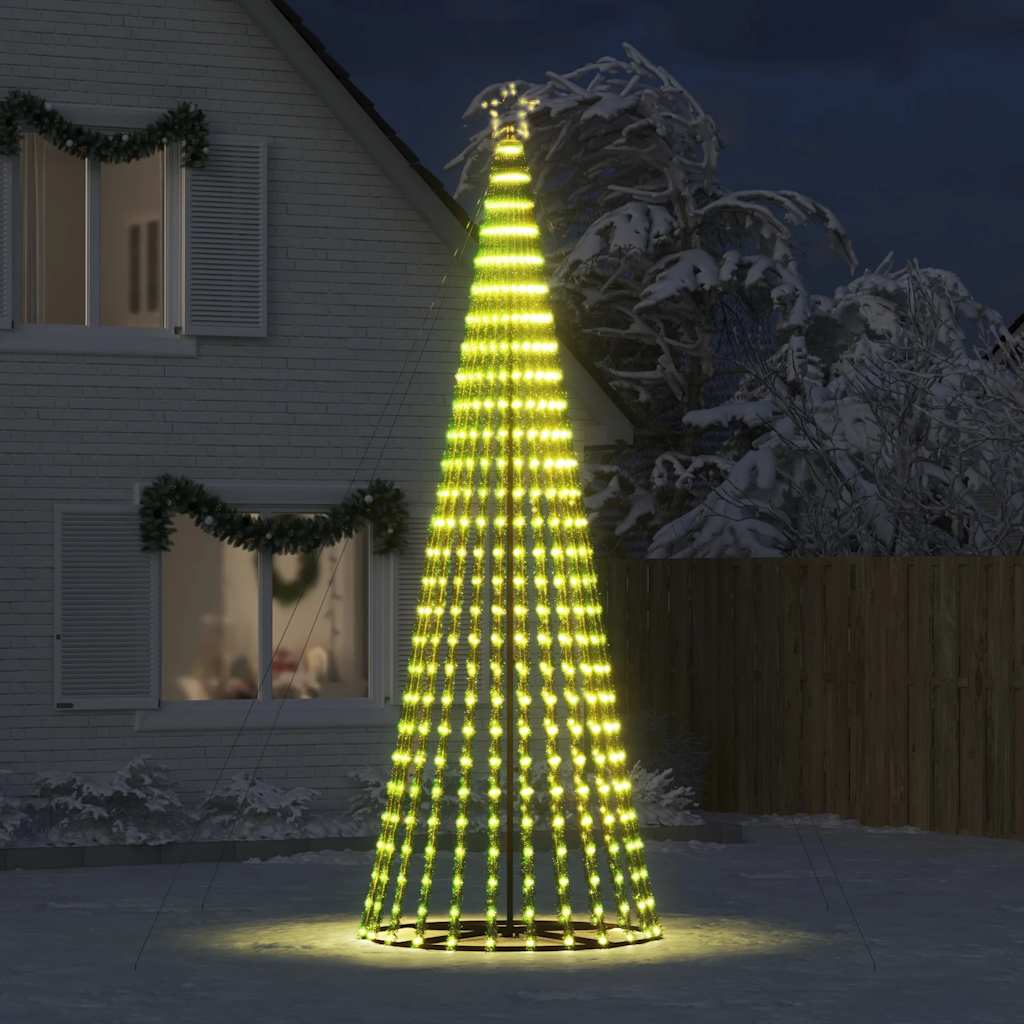 Vidaxl Led Árbol de Navidad 1028 LED White White 403 cm