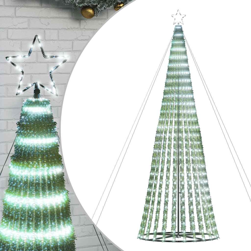 Vidaxl LED Tree di Natale 1028 LED BIANCO CREDIO 403 cm