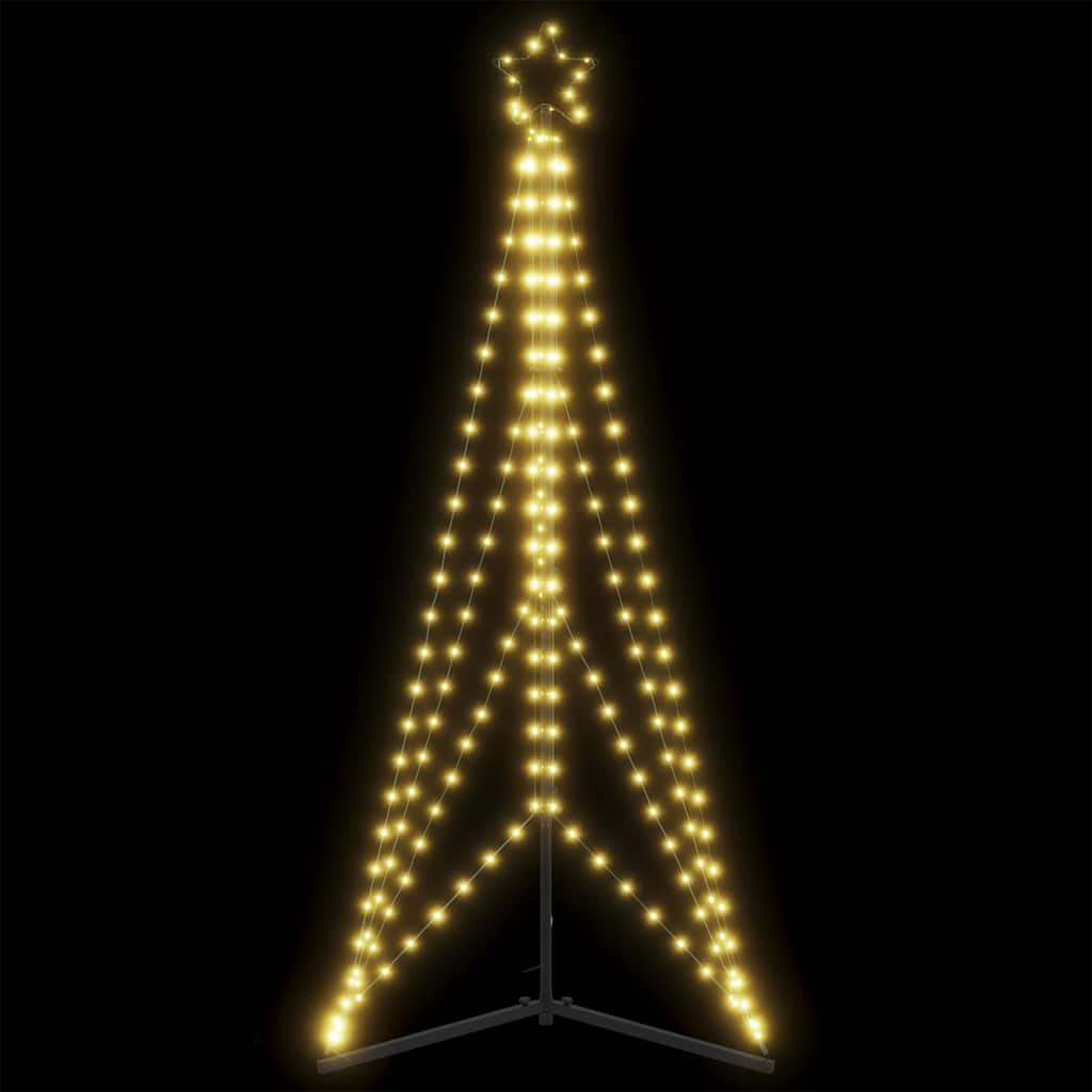 Vidaxl LED Tree di Natale 363 LED COLDI BIANCO 182 CM