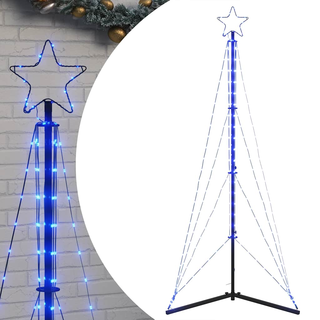 Vidaxl LED Tree di Natale 363 LED 182 cm blu