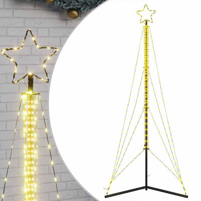 Vidaxl LED Árbol de Navidad 483 LED White White 240 cm