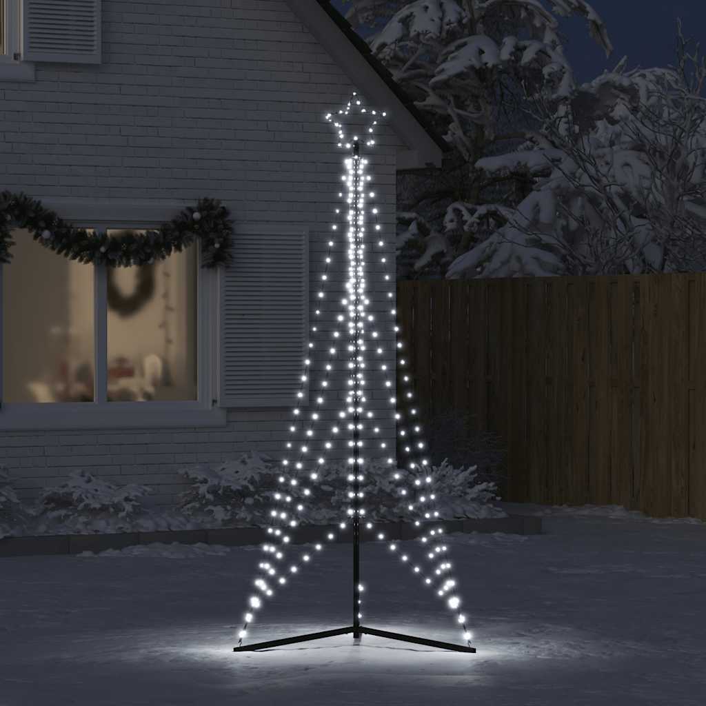 Albero di Natale a LED Vidaxl 483 LED BIANCO CREDDO 240 cm