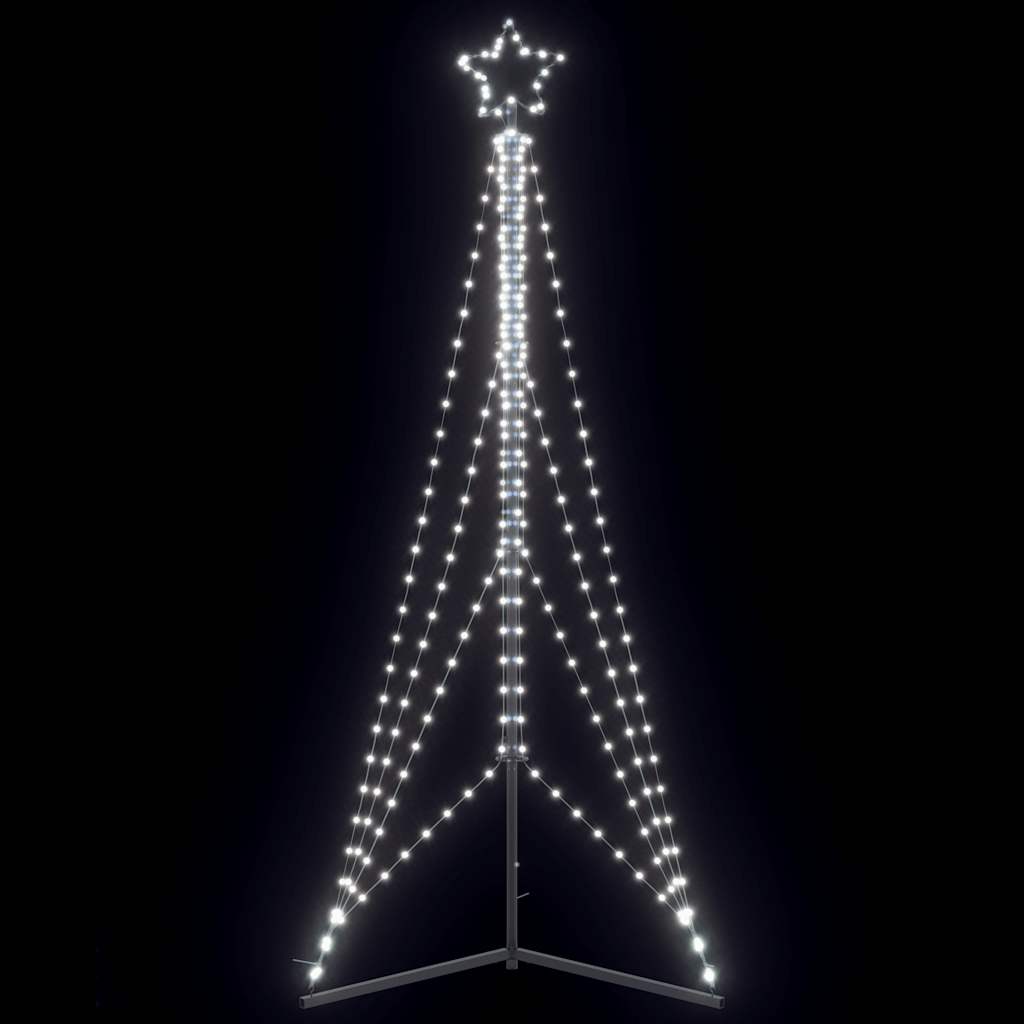 Albero di Natale a LED Vidaxl 483 LED BIANCO CREDDO 240 cm