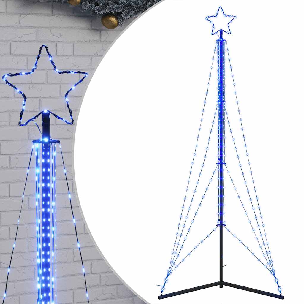 Vidaxl LED Árbol de Navidad 483 LED 240 cm azul