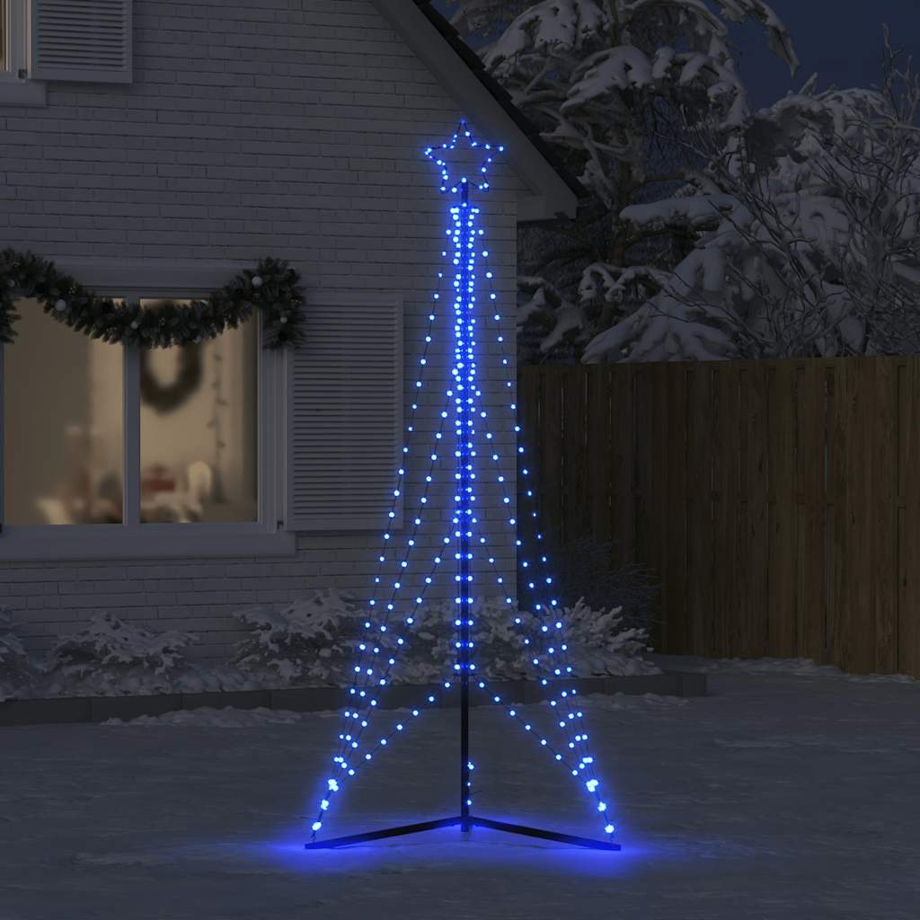 Vidaxl LED albero di Natale 483 LED 240 cm blu