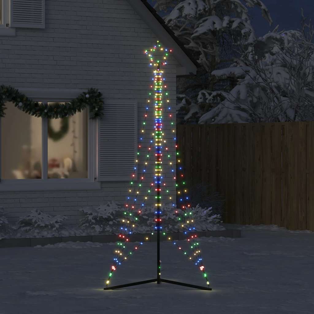 Albero di Natale a LED Vidaxl 483 LED colorati 240 cm