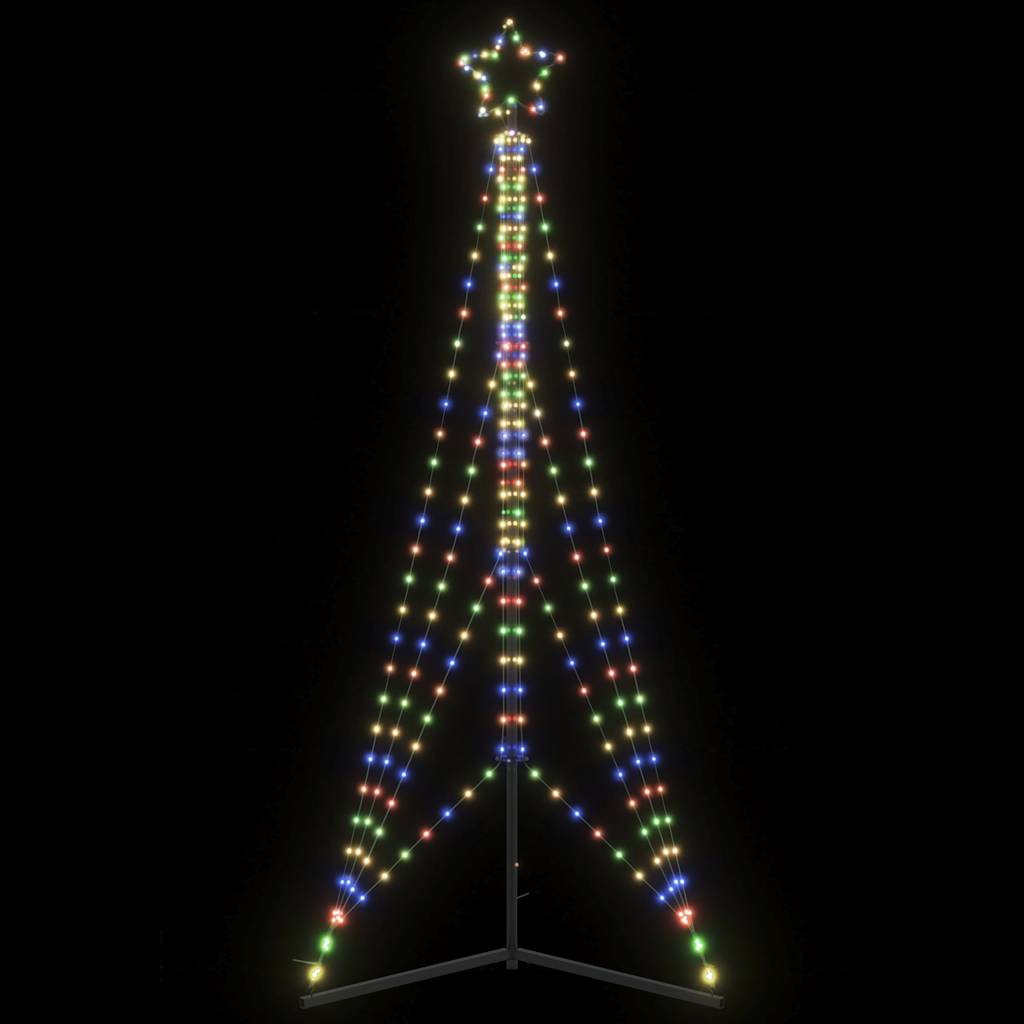 Albero di Natale a LED Vidaxl 483 LED colorati 240 cm