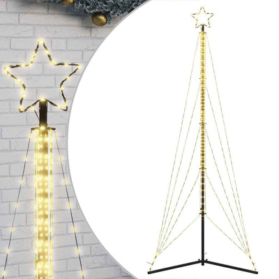 Vidaxl Led Árbol de Navidad 525 LED White White 302 cm