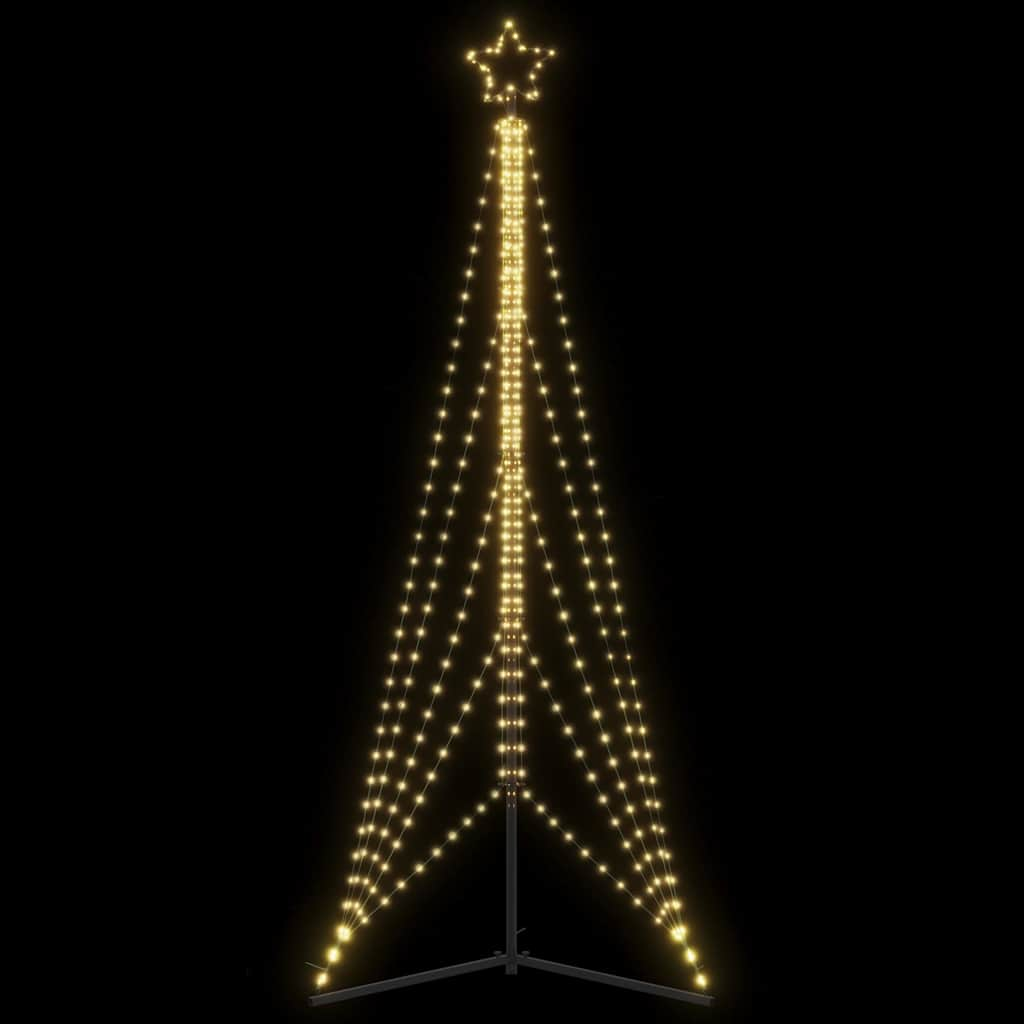 Vidaxl LED Tree di Natale 525 LED White White 302 cm