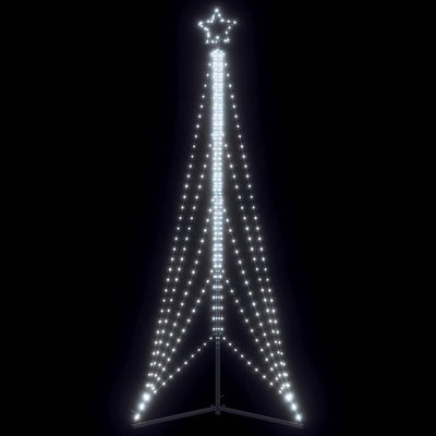 Vidaxl LED Árbol de Navidad 525 LED White fría 302 cm