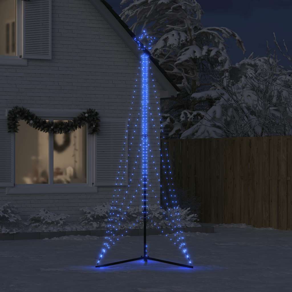 Vidaxl LED albero di Natale 525 LED 302 cm blu