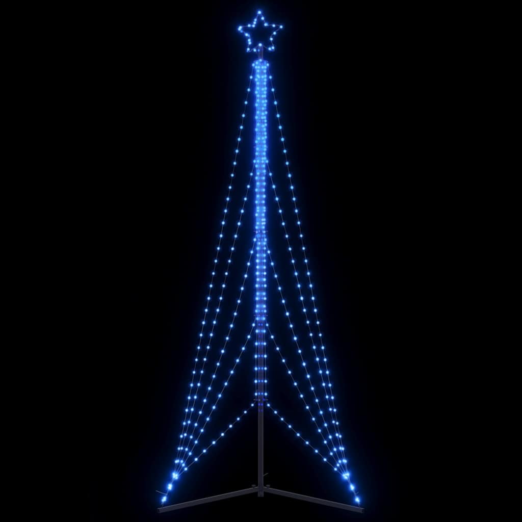 Vidaxl LED Árbol de Navidad 525 LED 302 cm azul