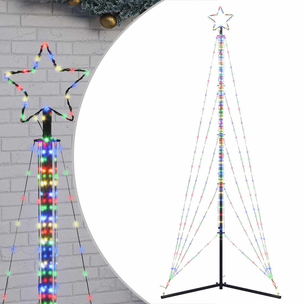 Vidaxl LED Tree de Navidad 525 LED coloridos 302 cm