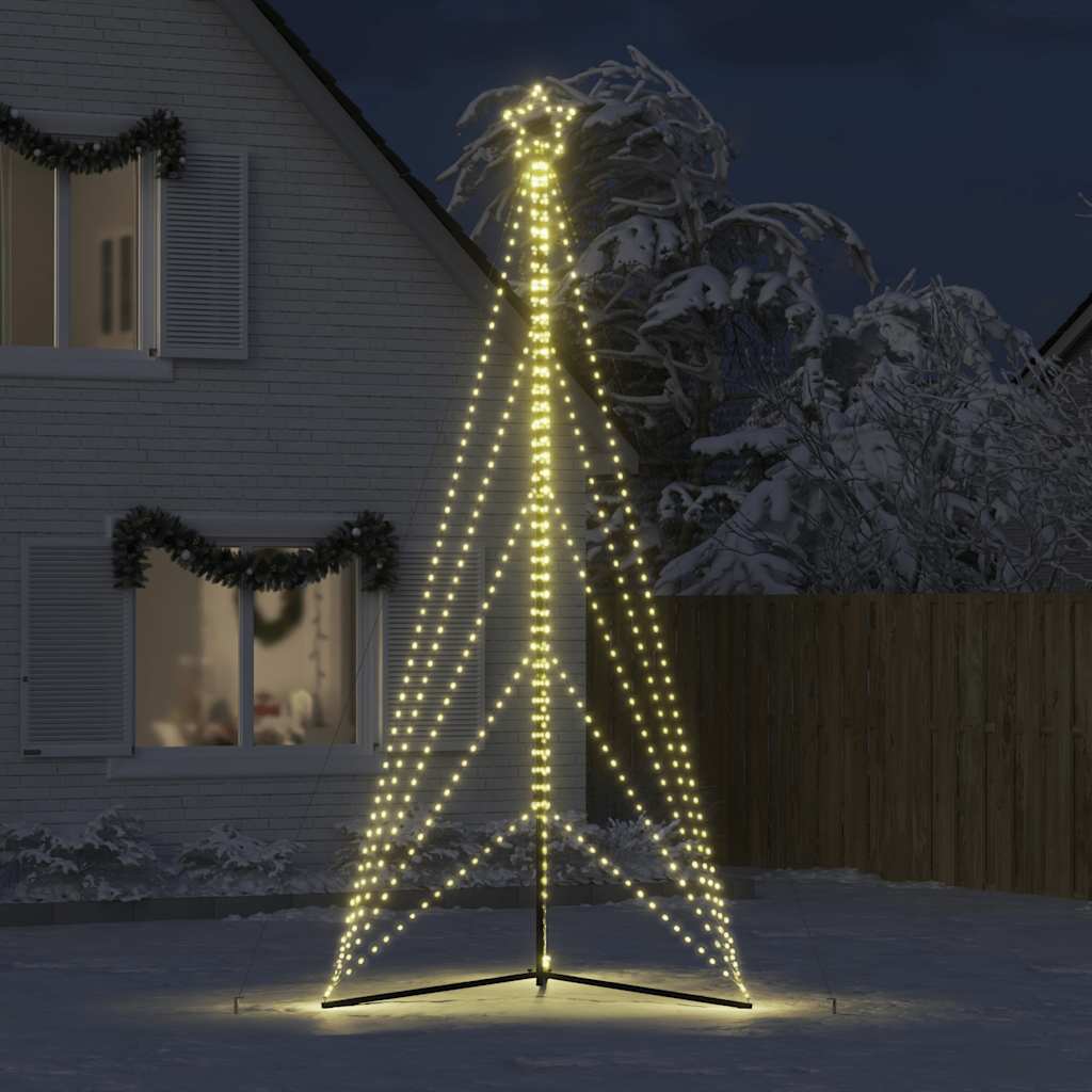 Vidaxl LED Árbol de Navidad 615 LED White White 404.5 cm