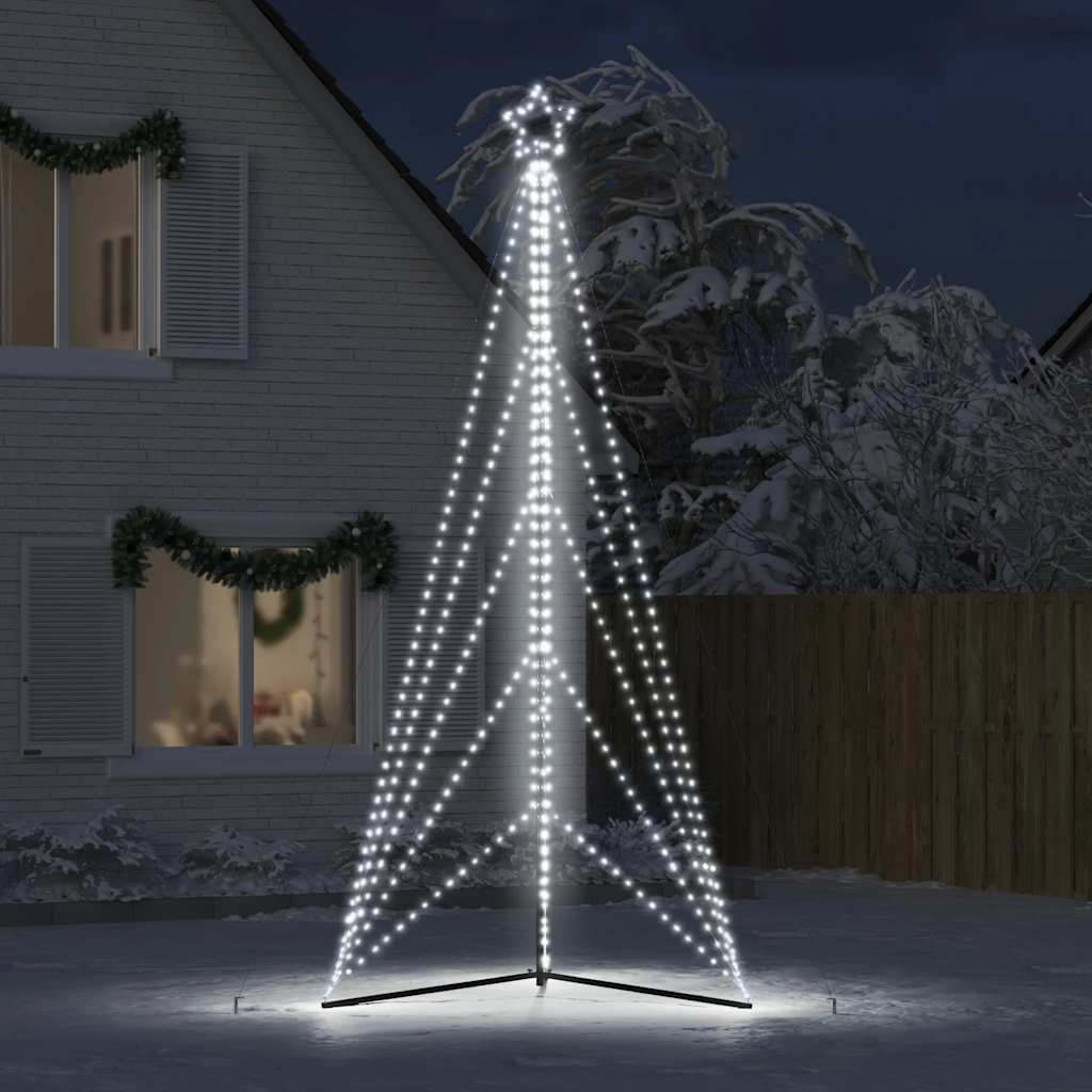 Vidaxl LED Árbol de Navidad 615 LED White fría 404.5 cm