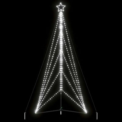 Vidaxl LED Árbol de Navidad 615 LED White fría 404.5 cm