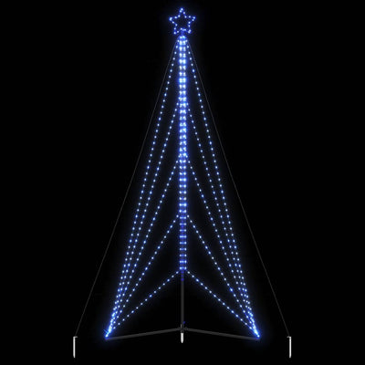 Vidaxl LED Tree de Navidad 615 LED 404.5 cm azul