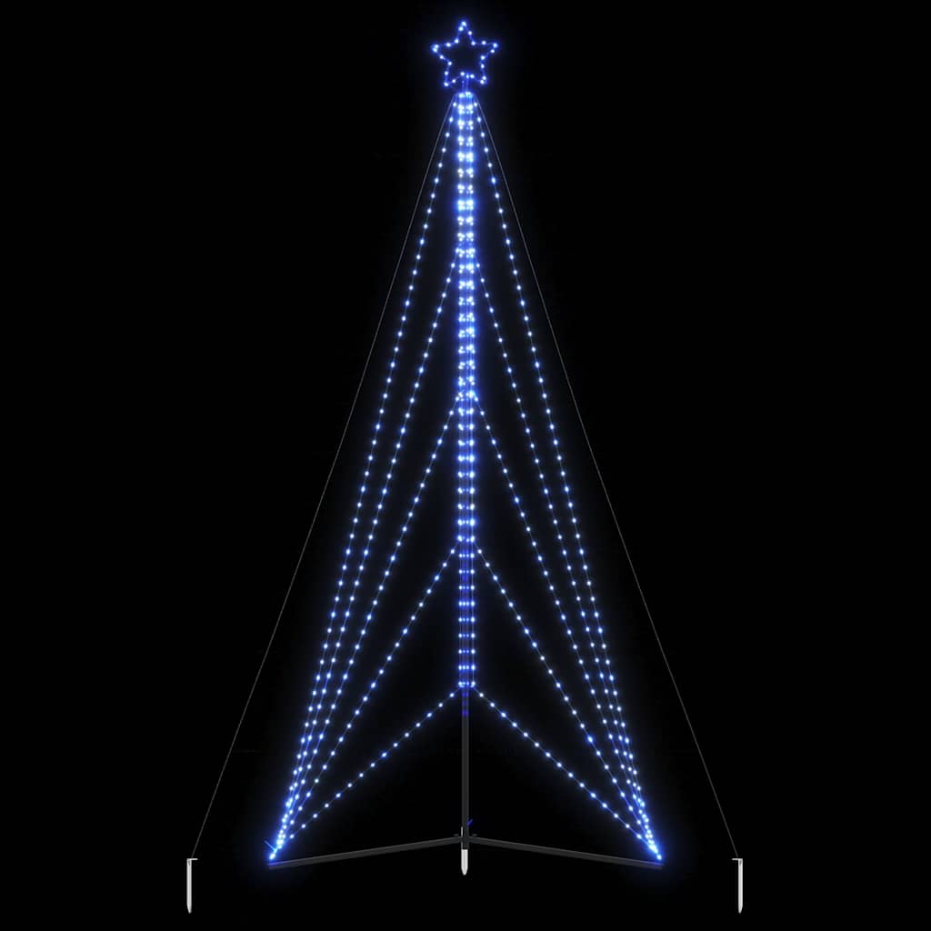 Vidaxl LED Tree de Navidad 615 LED 404.5 cm azul