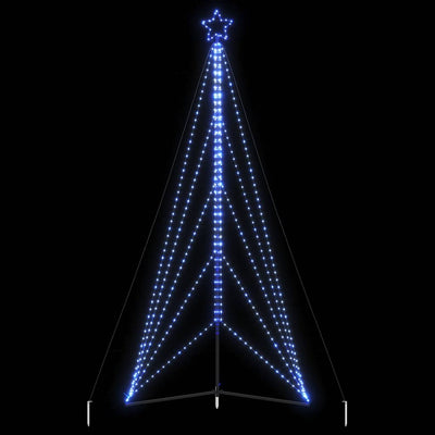 Vidaxl LED albero di Natale 615 LED 404,5 cm blu
