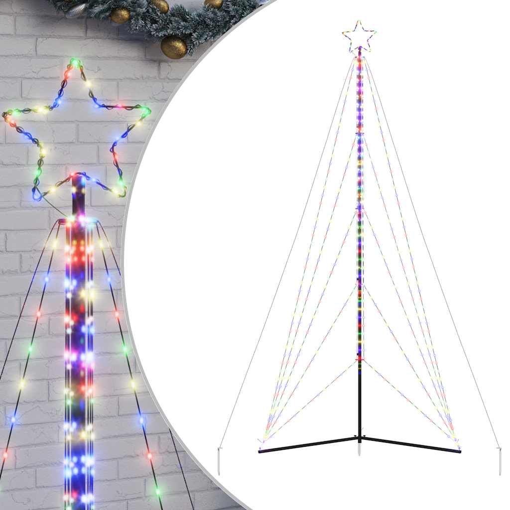 Vidaxl LED Tree de Navidad 615 LED coloridos 404.5 cm