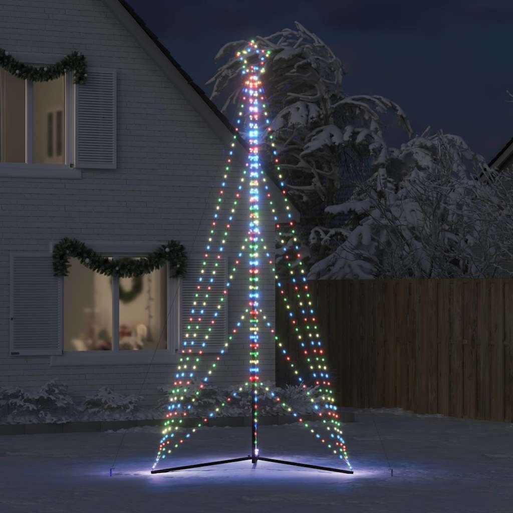 Albero di Natale a LED Vidaxl 615 LED colorati 404,5 cm