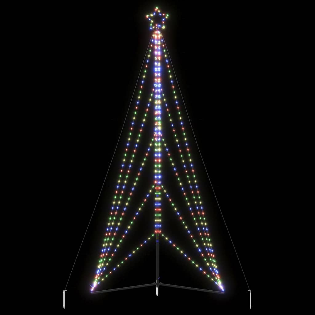 Albero di Natale a LED Vidaxl 615 LED colorati 404,5 cm
