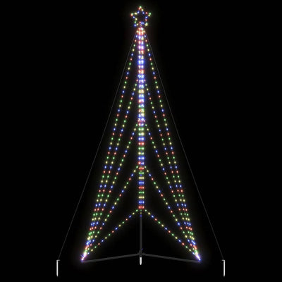 Albero di Natale a LED Vidaxl 615 LED colorati 404,5 cm