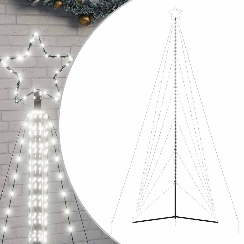 Vidaxl LED Árbol de Navidad 861 LED WHITE CRIO 478 CM