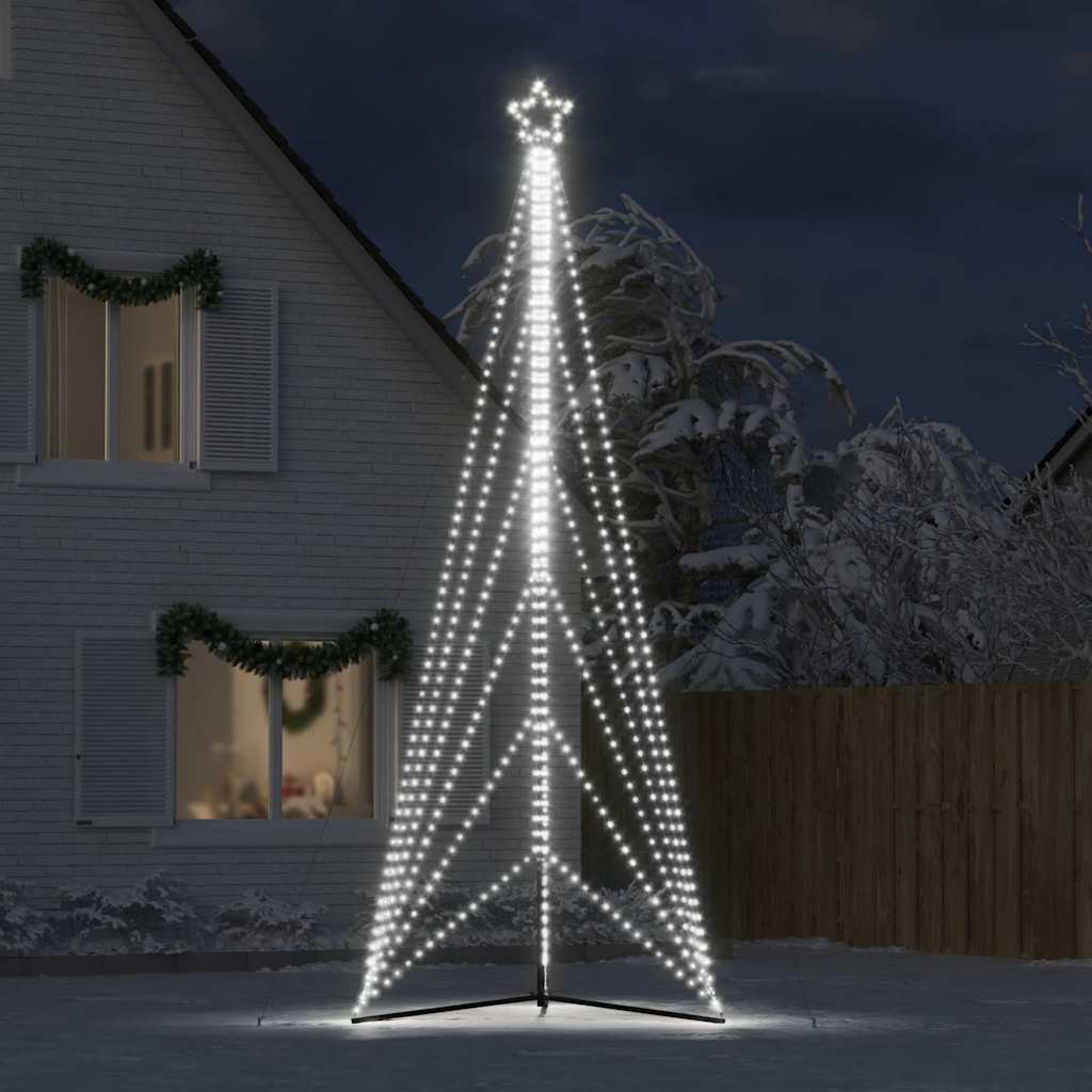 Vidaxl LED Árbol de Navidad 861 LED WHITE CRIO 478 CM