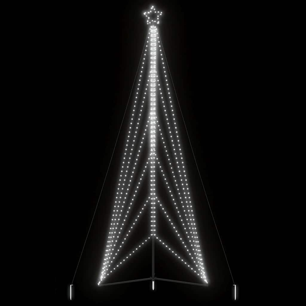 Vidaxl LED Árbol de Navidad 861 LED WHITE CRIO 478 CM