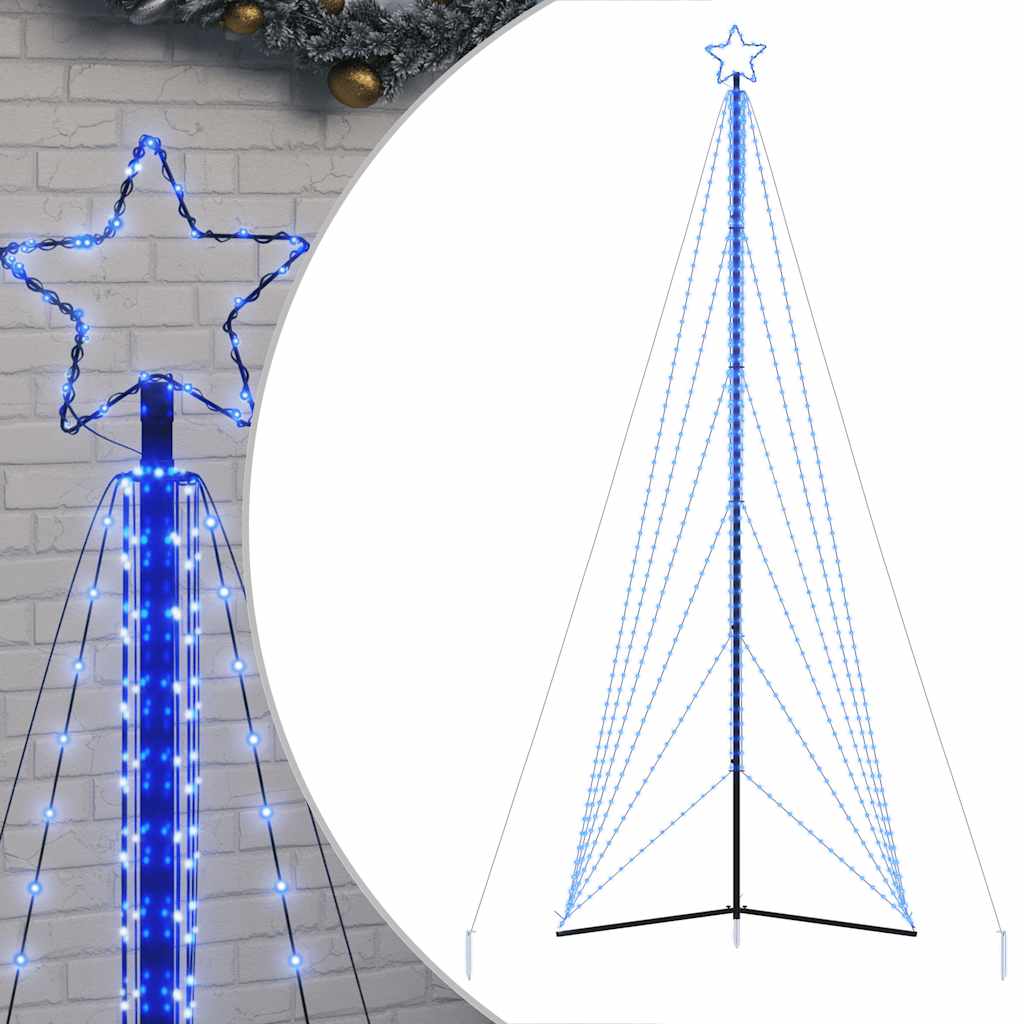 Vidaxl LED Árbol de Navidad 861 LED 478 cm azul