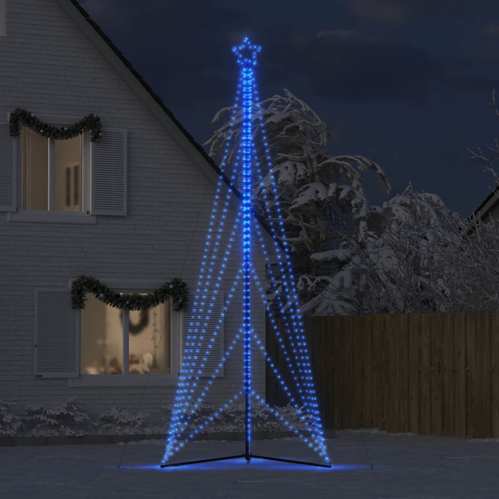 Vidaxl LED Árbol de Navidad 861 LED 478 cm azul