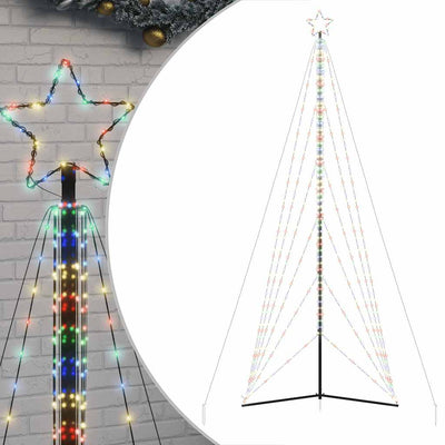 Vidaxl LED Tree di Natale 861 LED colorati 478 cm