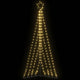 Vidaxl led-kerstboom 339 leds warm wit 187 cm