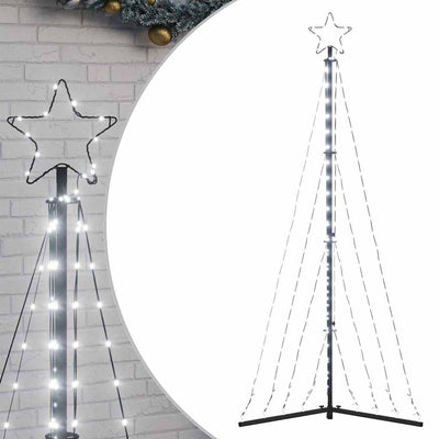 Vidaxl LED Tree di Natale 339 LED Creddo bianco 187 cm