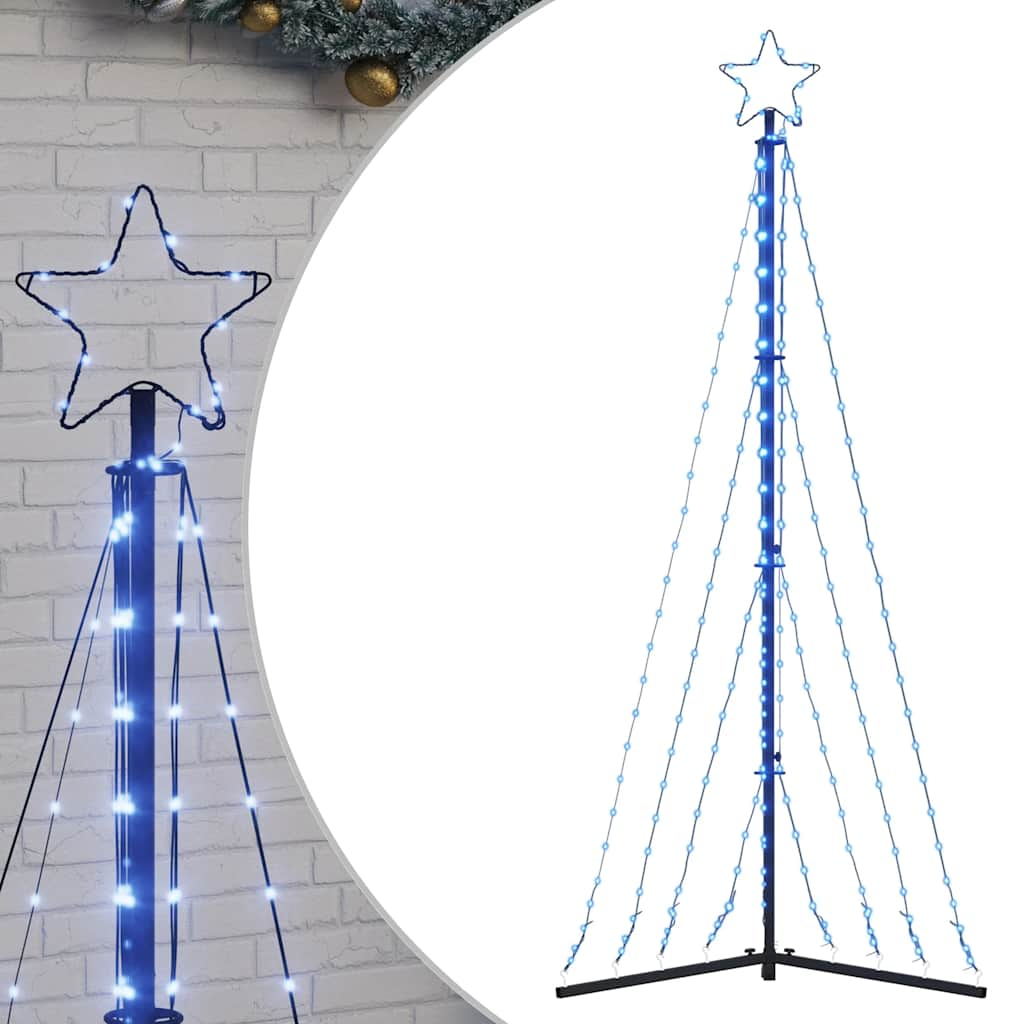 Vidaxl LED Tree di Natale 339 LED 187 cm blu