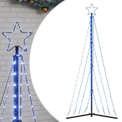 Vidaxl LED Árbol de Navidad 339 LED 187 cm azul
