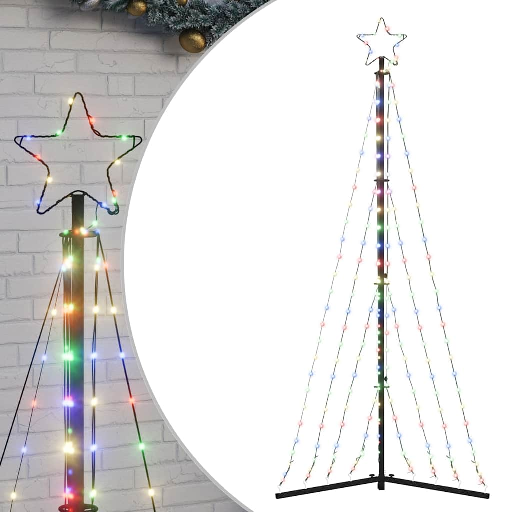 Vidaxl LED Tree di Natale 339 LED colorati 187 cm