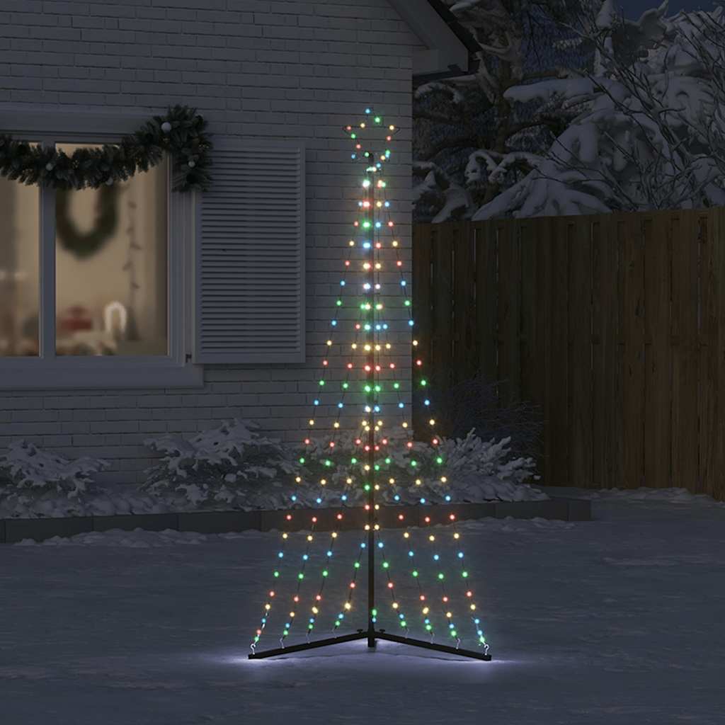 Vidaxl LED Tree di Natale 339 LED colorati 187 cm