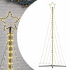 Vidaxl led-kerstboom 447 leds warm wit 250 cm