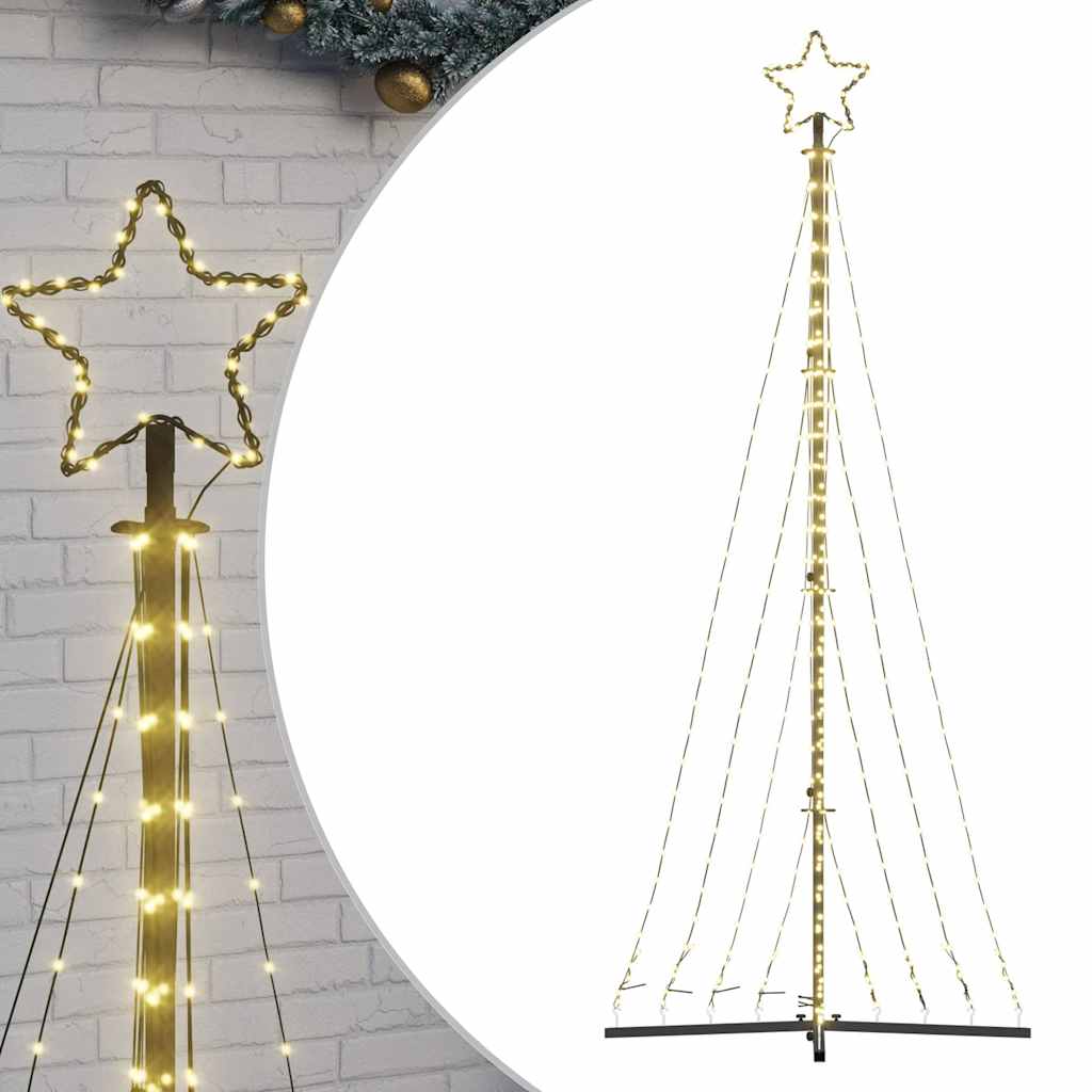 Vidaxl LED Tree di Natale 447 LED Warm White 249 cm