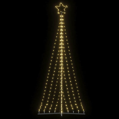 Vidaxl Led Árbol de Navidad 447 LED White White 249 cm