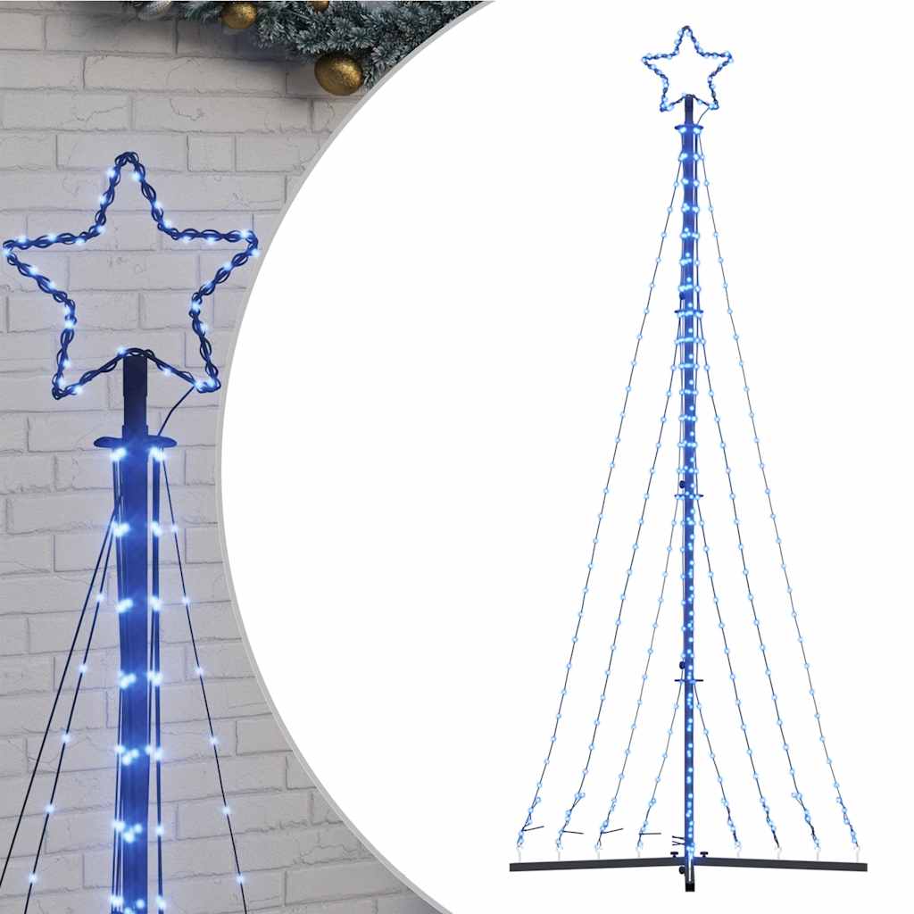 Vidaxl LED Tree di Natale 447 LED 249 cm blu