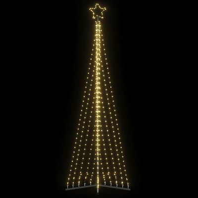 Vidaxl LED Árbol de Navidad 495 LED White White 300.5 cm