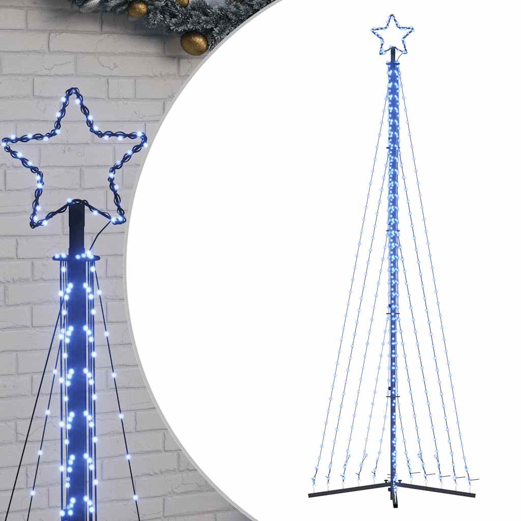 Vidaxl LED Árbol de Navidad 495 LED 300.5 cm azul