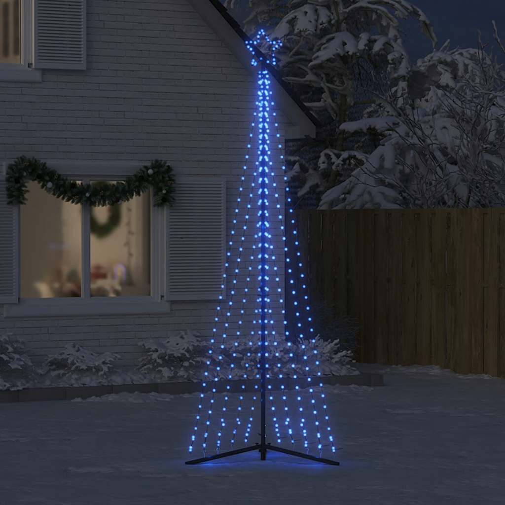 Vidaxl LED Árbol de Navidad 495 LED 300.5 cm azul