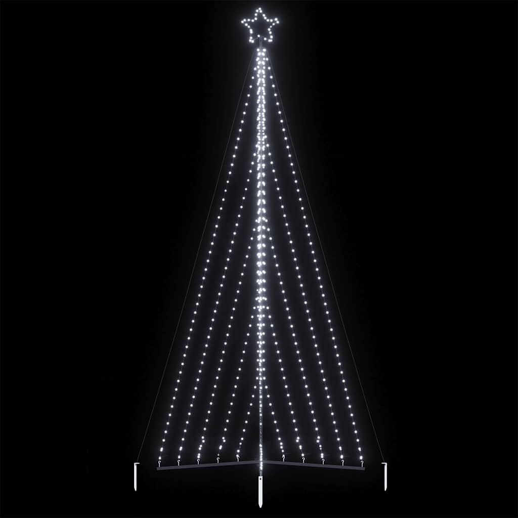 Vidaxl LED Árbol de Navidad 570 LED White fría 399 cm