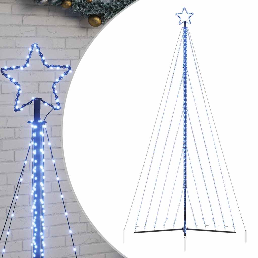 Vidaxl LED Árbol de Navidad 570 LED 399 cm azul